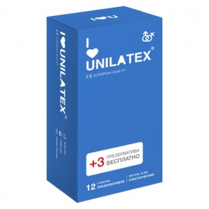 Презервативы "Unilatex" классика, 15шт