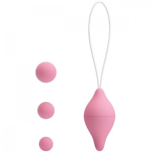 Набор вагинальных шариков "Sexual Exercise" розовые