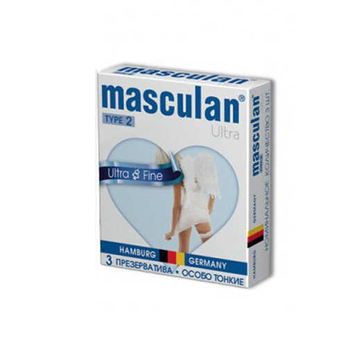 Презервативы "Masculan Ultra&Fine" особо тонкие, 3шт 