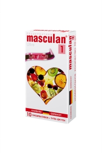 Презервативы "Masculan Tutti&Frutti 10" желтые, ароматизированные