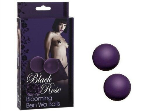 Вагинальные шарики "Black Rose" фиолетовые 