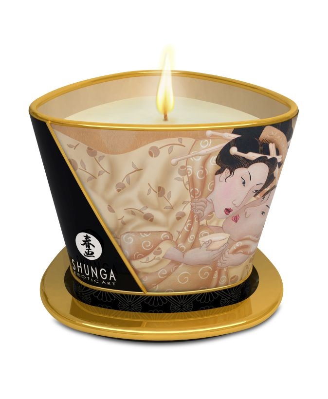Массажная свеча "Shunga" с ароматом ванили, 170ml 