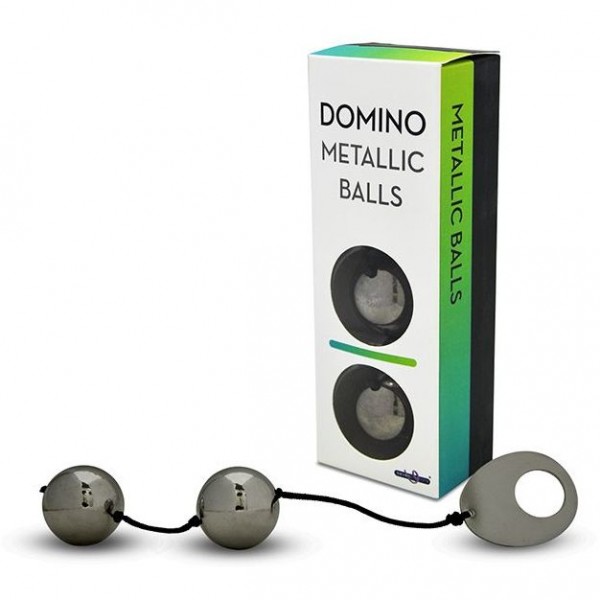 Вагинальные шарики "Domino" супер тяжелые, металл