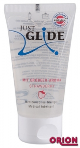 Гель "Just Glide" с ароматом и вкусом клубники, 50ml