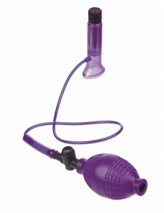 Помпа для клитора с вибрацией "Fetish" мини, фиолетовая