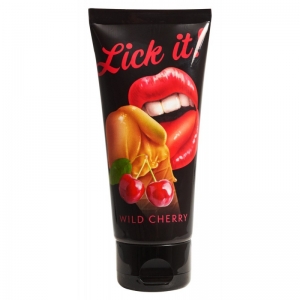 Гель "Lick It Wild Cherry" с ароматом и вкусом вишни, 100ml 
