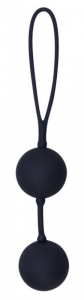 Вагинальные шарики со смещенным центром тяжести "Black Velvets" черные