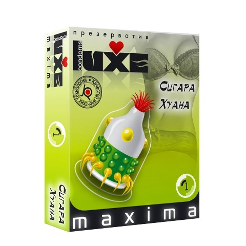 Стимулирующая насадка-презерватив "Luxe Сигара Хуана"