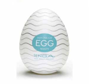 Мастурбатор "Tenga Egg Wavy" с потрясающим внутренним рельефом
