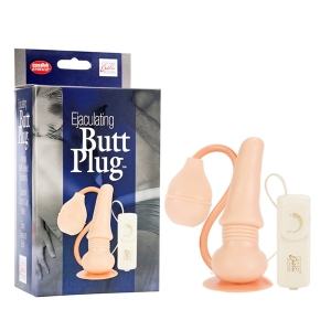 Пробка с вибрацией и эффектом семяизвержения "Butt Plug"