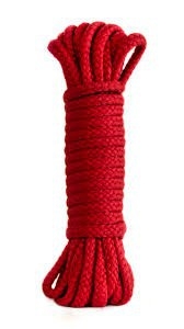 Веревка для связывания "Bondage" красная, 9 метров