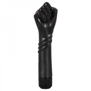 Вибратор для фистинга "Black Fist" рука-кулак, черная