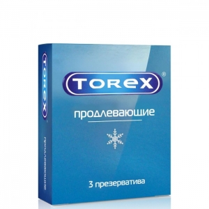 Презервативы с анестетиком "Torex" пролонгирующие, 3шт