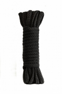 Веревка для связывания "Bondage" черная, 3 метра