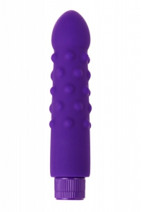 Вибратор с рельефом из шариков "A-Toys" фиолетовый