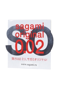 Презерватив полиуретановый "Sagami Original 0,02" 1шт