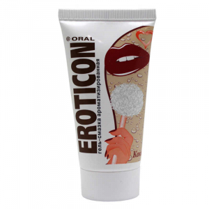 Гель-смазка "Eroticon" с ароматом и вкусом кокоса, 50ml