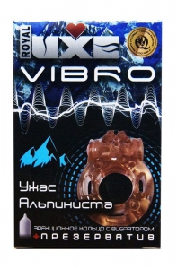Эрекционное кольцо "Luxe Ужас Альпиниста" с вибрацией