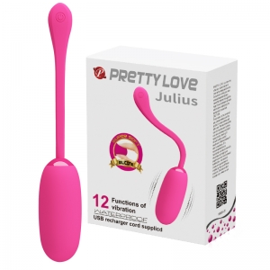 Виброяйцо "Pretty Love Julius" супер нежное, розовое