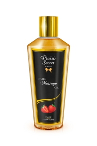 Массажное масло "Plaisirs Secret" с ароматом и вкусом клубники, 250ml