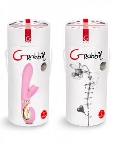 Вибратор для точки G и клитора "G-Rabbit" супер нежный, розовый