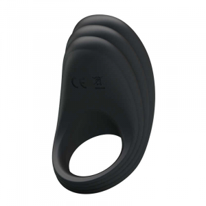 Эрекционное кольцо с вибрацией "Pretty Love Ring Vibrator" черное