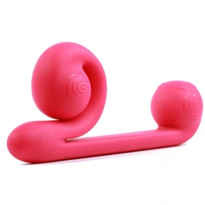 Вибратор вагинально-клиторальный "Shail Vibe" мега мощный, розовый
