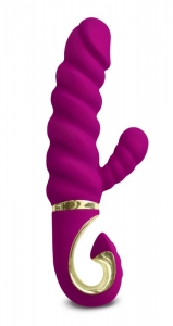 Вибратор рельефный для точки G и клитора "G-Candy" супер нежный, фиолетовый