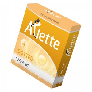 Презервативы "Arlette Dotted 3" точечная поверхность, 3шт