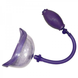 Вакуумная помпа для половых губ "Bad Kitty" фиолетовая