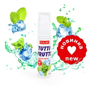 Гель "Tutti-Frutti" с ароматом и вкусом сладкой мяты, 30ml