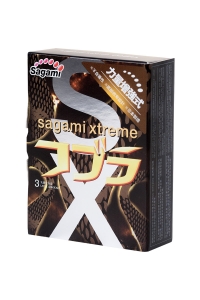 Презервативы "Sagami Xtreme Cobra Shape" конусообразные, 3шт