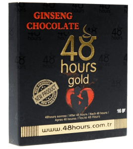 Шоколад "48 HOURS GOLD" тонизирующий и возбуждающий, для двоих