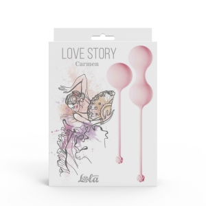 Набор вагинальных шариков "Love Story Carmen" розовые