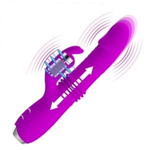 Вибратор-пульсатор с клиторальной стимуляцией "Pretty Love Dorothy" фиолетовый