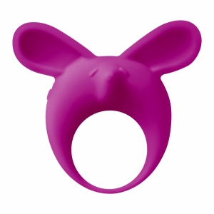 Кольцо эрекционное с вибрацией "Fennec Phil" фиолетовая мышка