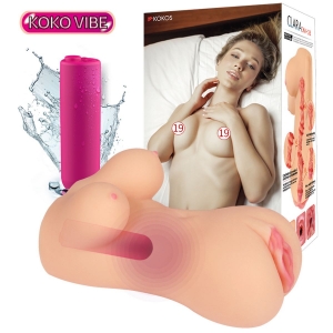 Мастурбатор "Kokos Clara" реалистичная вагина + супер мощная вибропуля