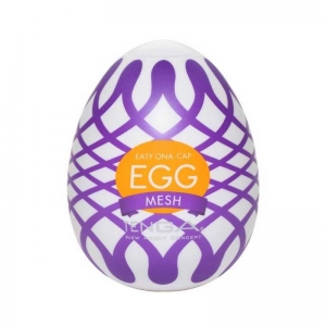 Мастурбатор "Tenga Egg Mesh" с рельефом в виде решетки