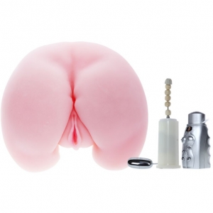 Мастурбатор с вибрацией и ротацией "Realistic Vagina and Ass" вагина + анус