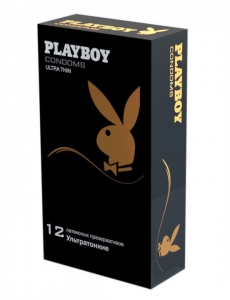 Презервативы "Playboy" ультратонкие, 12 штук