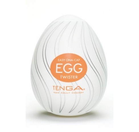 Мастурбатор "Tenga Egg Twister" с волнообразным рельефом