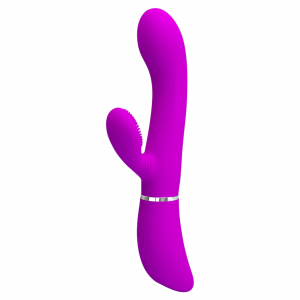 Вибратор с вращающимся клиторальным стимулятором "Pretty Love Clitoris" фиолетовый