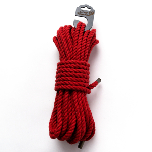 Веревка для шибари "Crazy Handmade" хлопок, красная, 15м