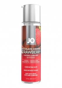 Гель на водной основе "JO Chocolate Covered Strawberry" с ароматом и вкусом клубники в шоколаде, 60ml