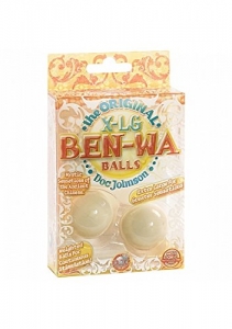 Вагинальные шарики "Ben-​Wa" тяжелые, молочные