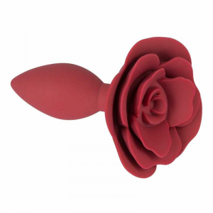 Пробка с апликацией в виде розы "Rose" красная