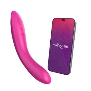 Вибратор для зоны G "We-Vibe Rave 2" + приложение, розовый