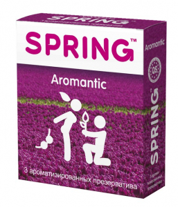 Презервативы "Spring Aromantic" с ароматом и вкусом тропических фруктов, 3шт