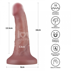 Вибратор мини реалистичный "Lovetoy Power Cock 6" на присоске