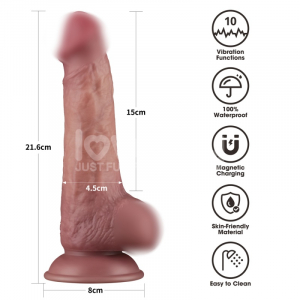 Вибратор реалистичный "Lovetoy Power Cock 8,5" на присоске